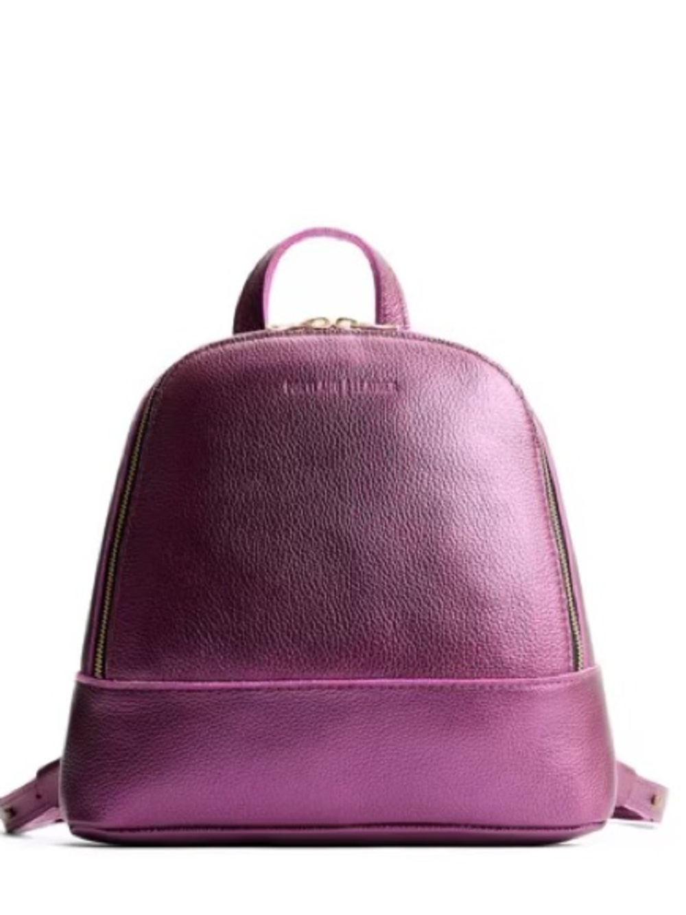 Portland leather goods Rue convertible backpack in ultra violet